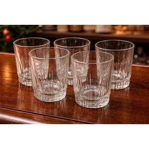 Duralex France Picardie Lowball‎ Glasses Set of 6 Clear 5" Rocks Glass